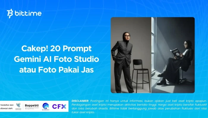 20 Prompt Gemini AI: Foto Studio dan Foto Pakai Jas Profesional