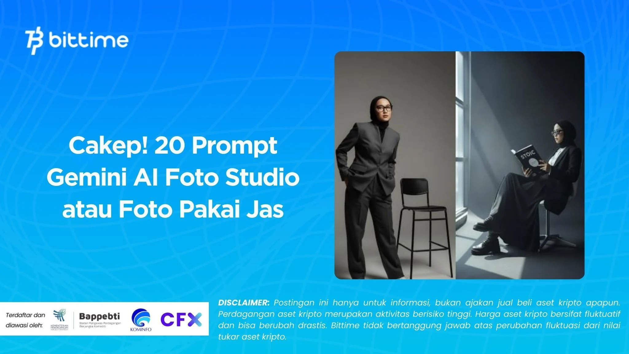 20 Prompt Gemini AI: Foto Studio dan Foto Pakai Jas Profesional