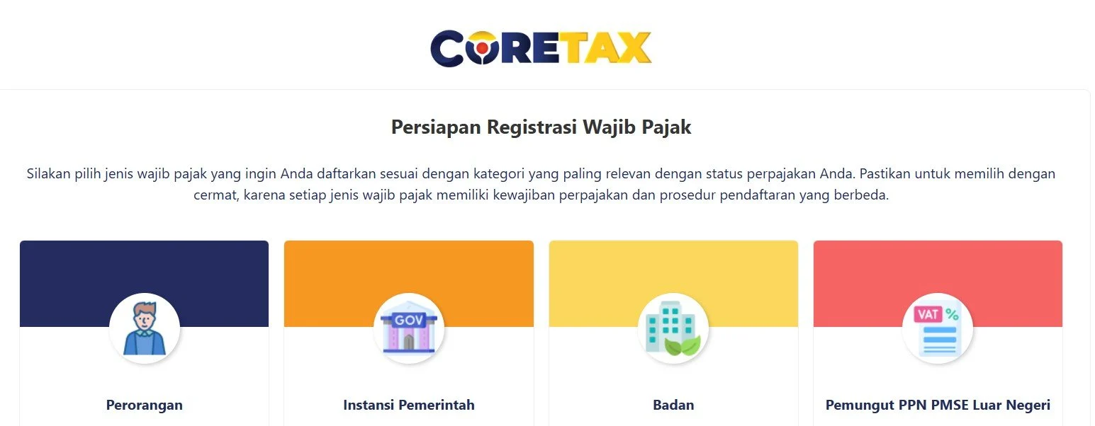 Cara Daftar Coretax Panduan Lengkap untuk Pemula - Coretax Pajak