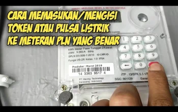 Cara input token listrik yang benar (urutan angka, tombol, dan tips)