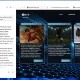 Antarmuka Microsoft Copilot dengan jendela browser terintegrasi