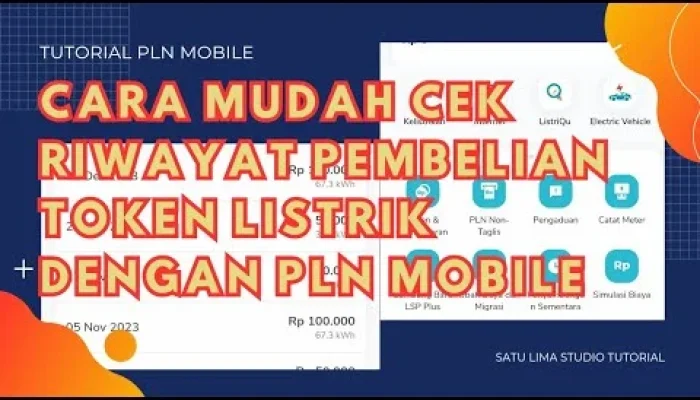 Cara cek riwayat pembelian token listrik lewat marketplace dan PLN Mobile