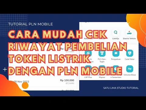Cara cek riwayat pembelian token listrik lewat marketplace dan PLN Mobile