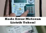 Kode error meteran listrik , arti kode dan cara reset yang aman