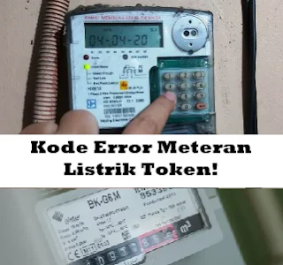 Kode error meteran listrik , arti kode dan cara reset yang aman
