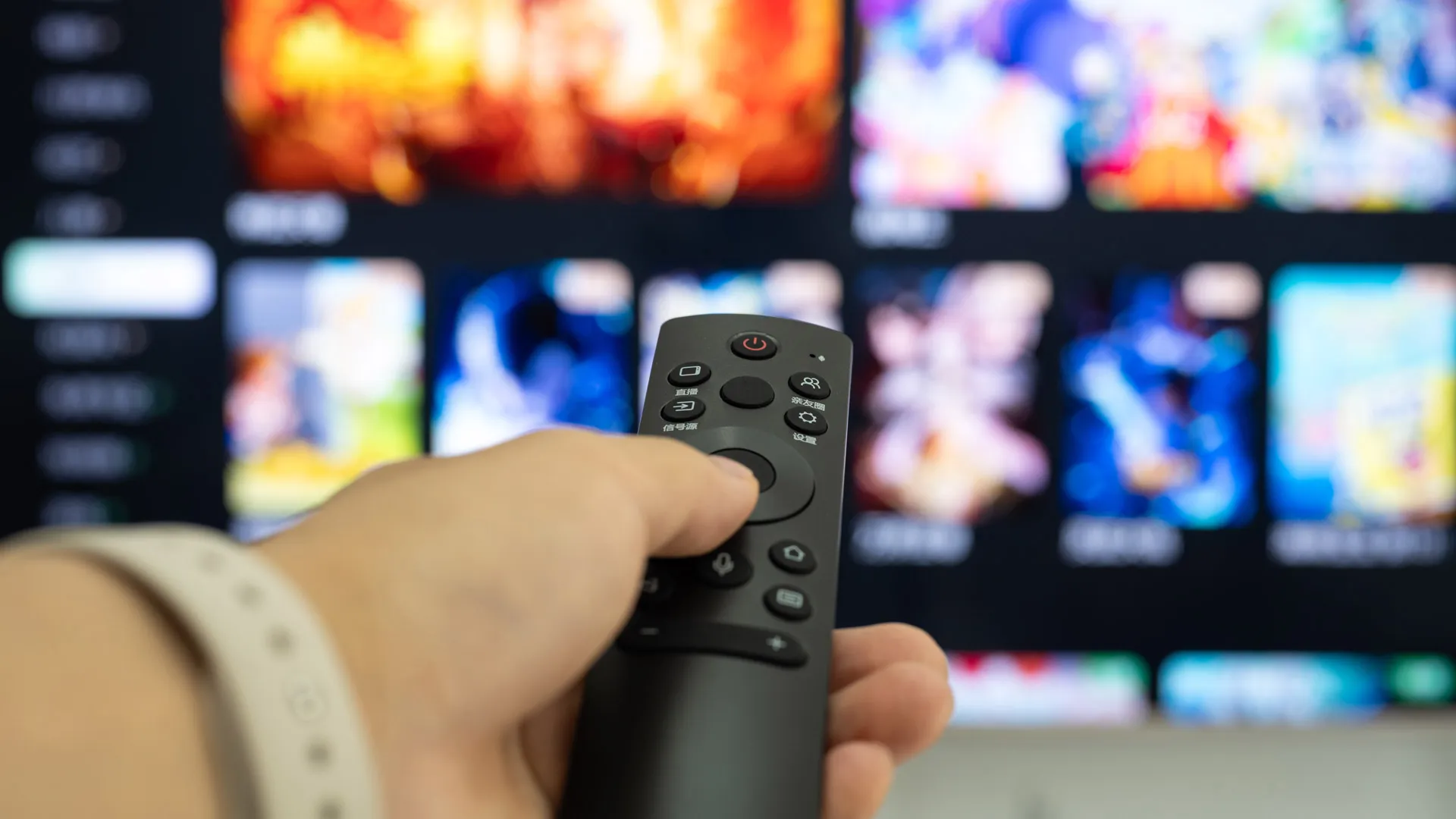 Ilustrasi mematikan jaringan Wi-Fi pada menu pengaturan Smart TV