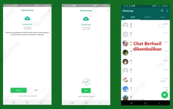 mengembalikan chat WhatsApp dengan memanfaatkan file cache