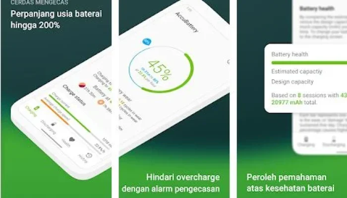 Metode Bawaan Android untuk cek kesehatan baterai