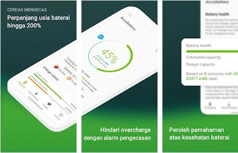 Metode Bawaan Android untuk cek kesehatan baterai