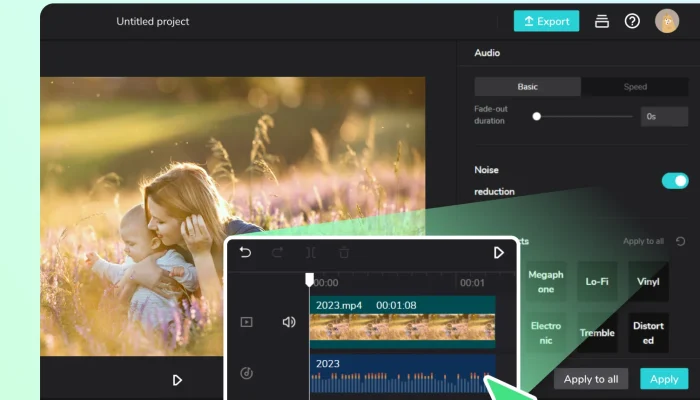 Tool AI Gratis untuk Hilangkan Noise Video