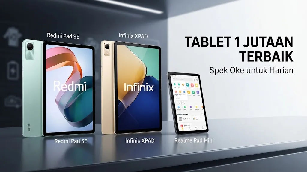 Deretan tablet berkualitas dengan harga terjangkau untuk penggunaan sehari-hari