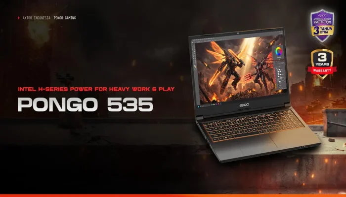 Analisis Mendalam Laptop Gaming Axioo Pongo 535 untuk Produktivitas dan Hiburan