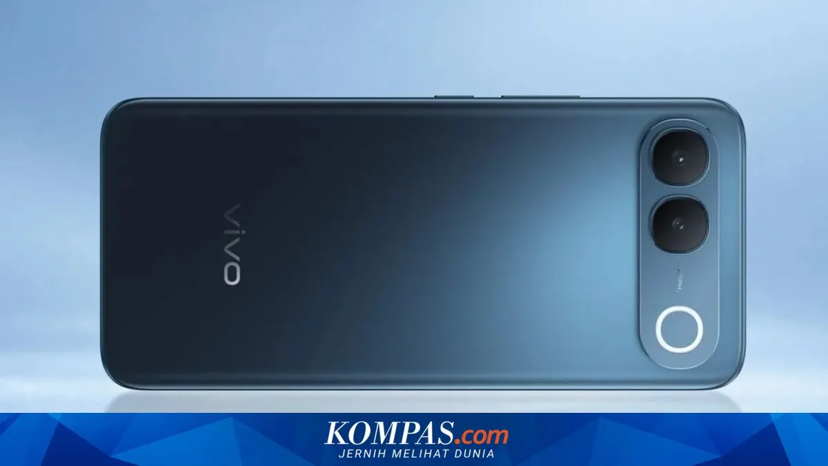 Smartphone Vivo V80 Lite 5G dengan desain modul kamera oval