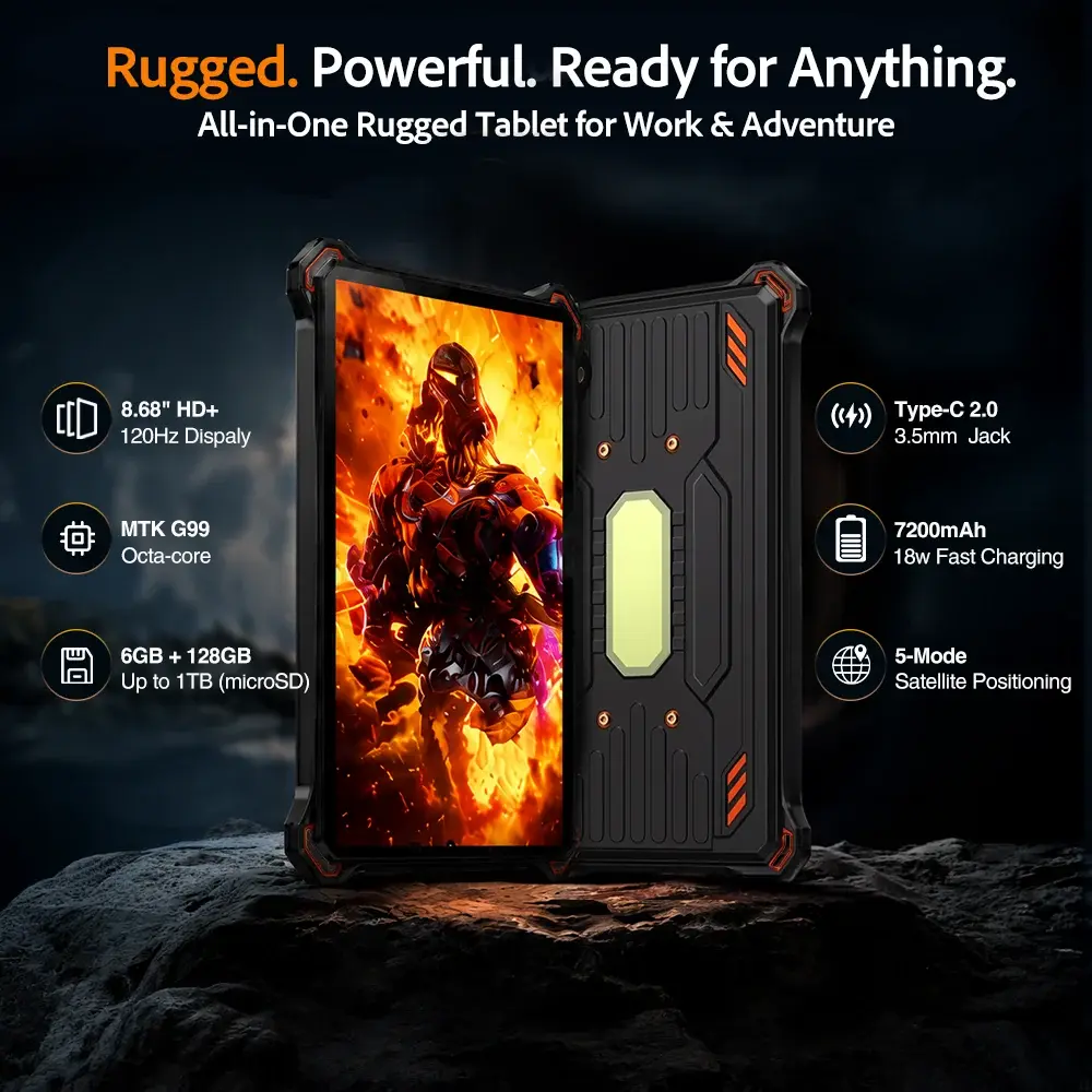 Tablet AGM Pad 3 Compact dengan desain kokoh dan layar 8,68 inci
