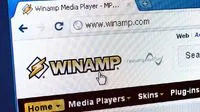 Tampilan pemutar musik digital Winamp yang bersiap masuk ke industri streaming musik global