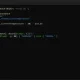 Antarmuka baris perintah PowerShell 7 yang sedang digunakan untuk otomasi sistem