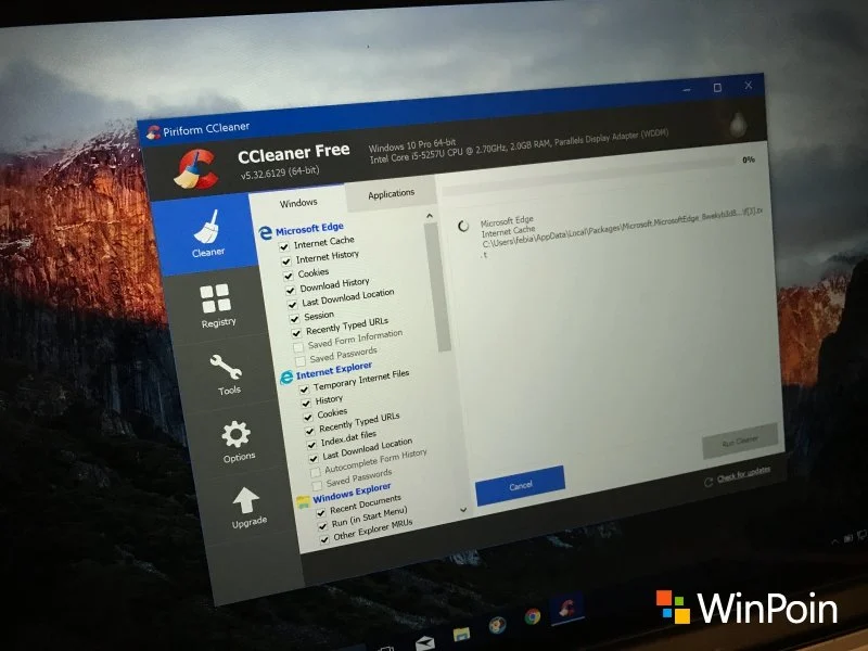 Tampilan layar pengaturan Storage Sense di Windows 11