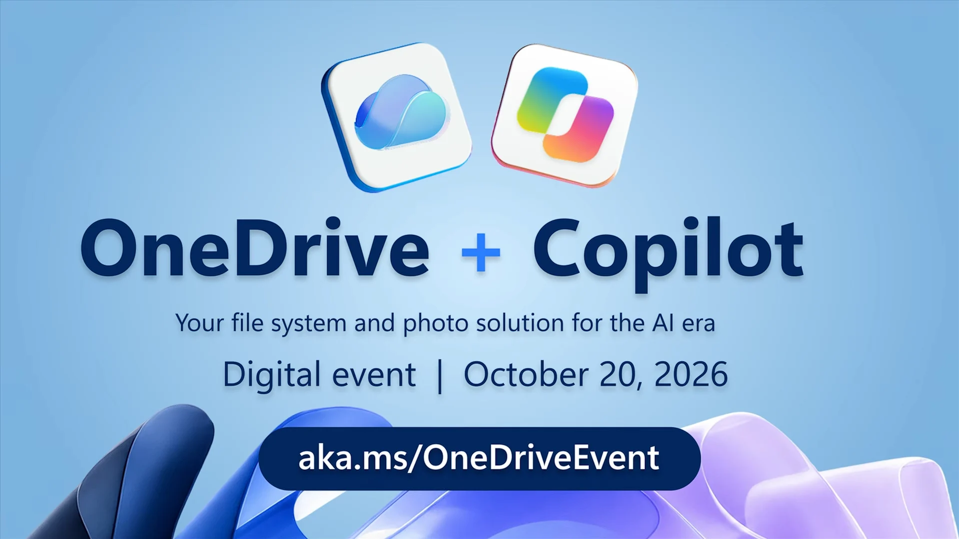 Visualisasi integrasi teknologi AI Copilot dengan penyimpanan awan OneDrive