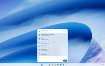Tampilan antarmuka baru Windows Search pada sistem operasi Windows 11