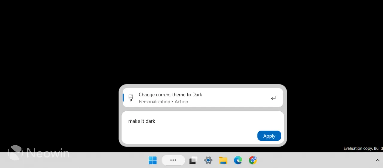 Tampilan antarmuka fitur pencarian pada Windows 11 yang sedang memproses perintah pengguna