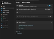 Tampilan antarmuka Windows 11 dengan fitur multitasking yang aktif