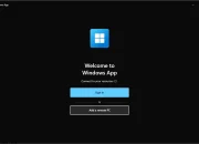 Tampilan antarmuka Windows App untuk koneksi remote PC