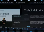 Tampilan antarmuka Windows Search terbaru yang mendukung perintah bahasa natural