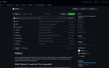 Tampilan instalasi Windows 11 pada perangkat komputer lawas