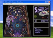 Tampilan klasik game 3D Pinball Space Cadet pada sistem operasi Windows lawas